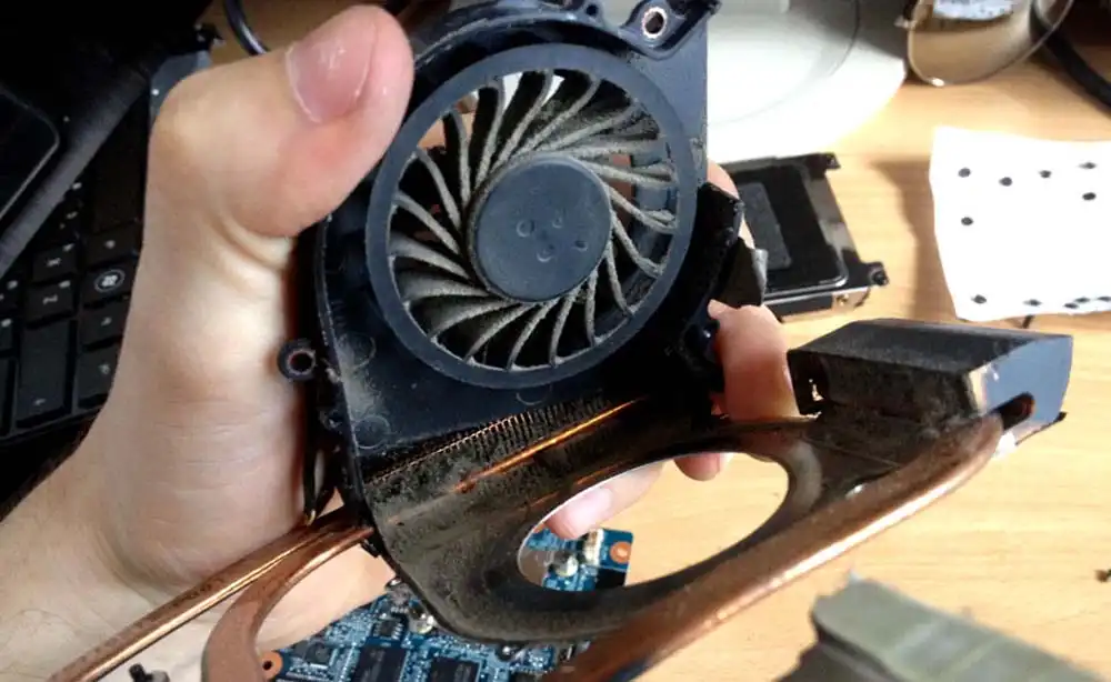 Чистка ноутбука HP от пыли в Гатчине | Замена термопасты