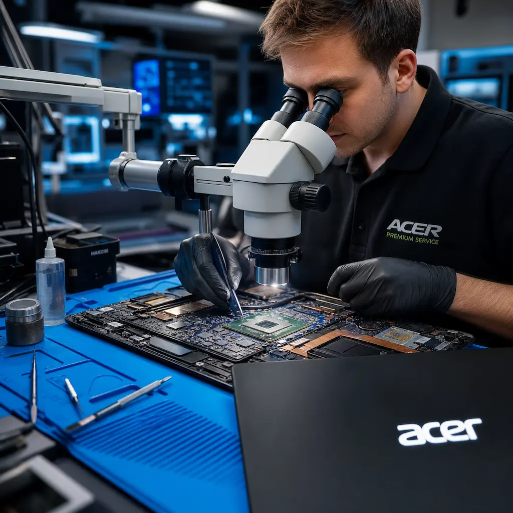 Замена видеокарты ноутбука Acer в Гатчине