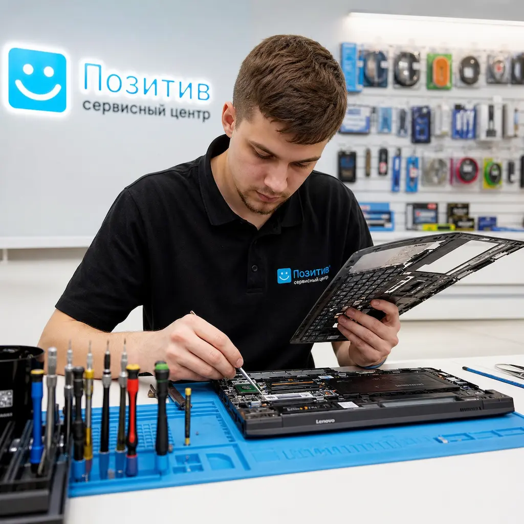 заменить клавиатуру на ноутбуке Lenovo в Гатчине
