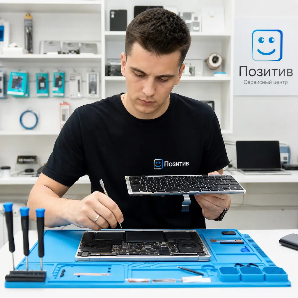 заменить клавиатуру на Apple Macbook в Гатчине