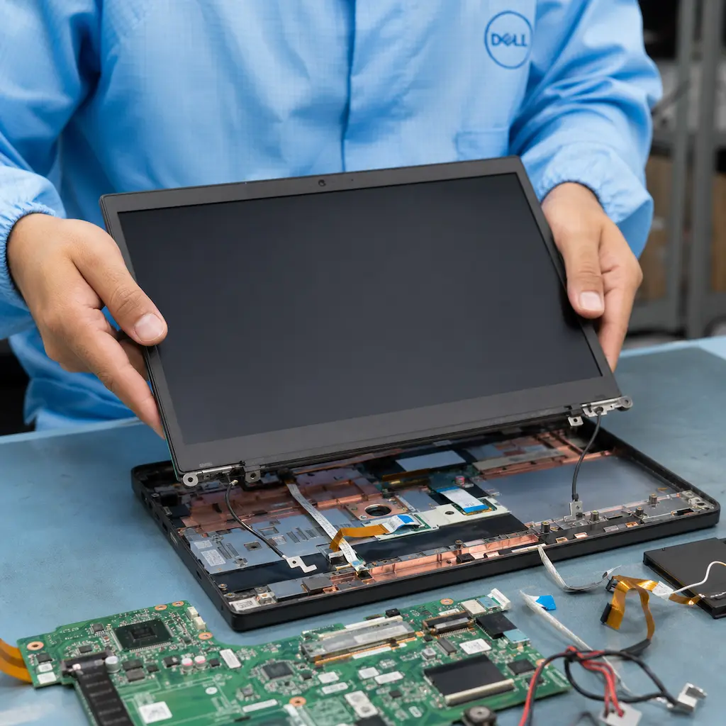 заменить матрицу ноутбука Dell в Гатчине