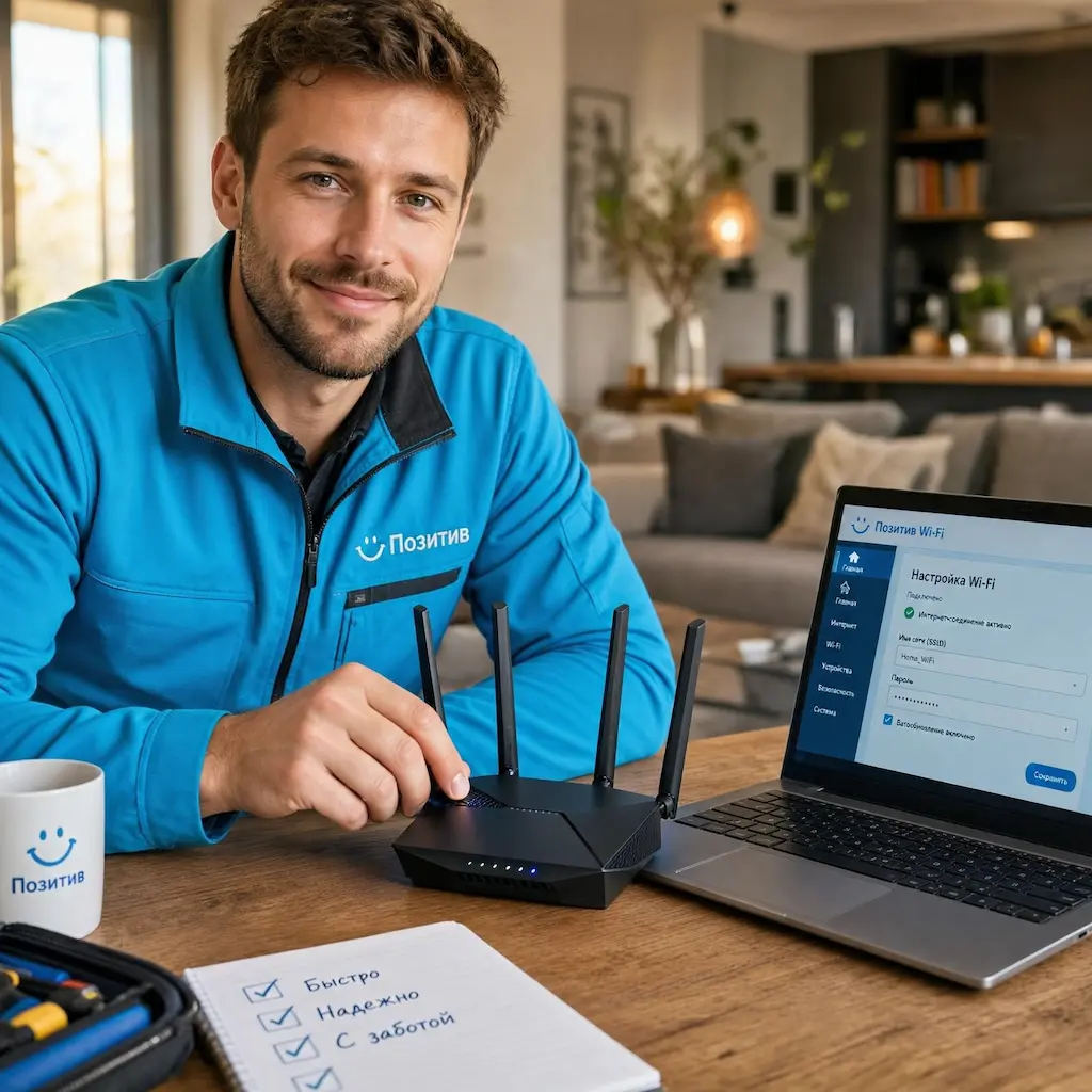 Настроить wi-fi роутер в Гатчине