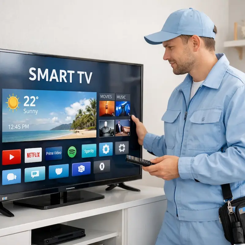Настройка Smart TV в Гатчине