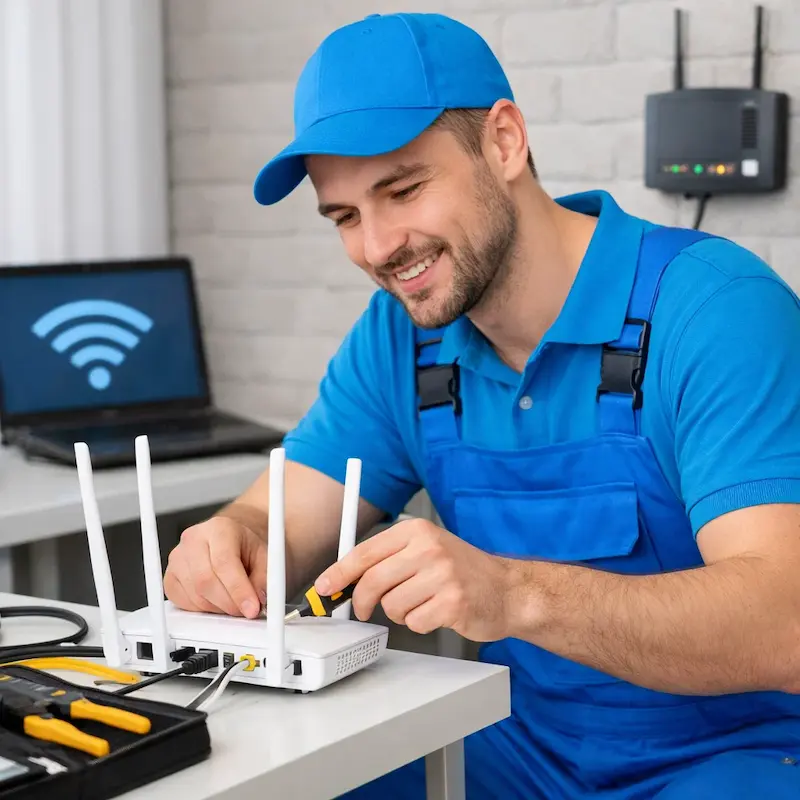 Настройка Wi - Fi в Гатчине