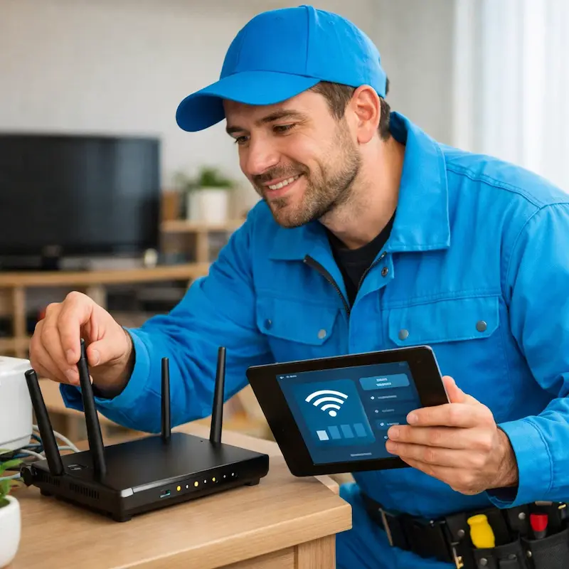 Настройка Wi-Fi для квартиры, дома и офиса в Гатчине