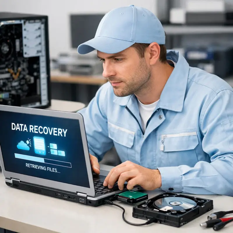 Восстановление данных и файлов в Гатчине