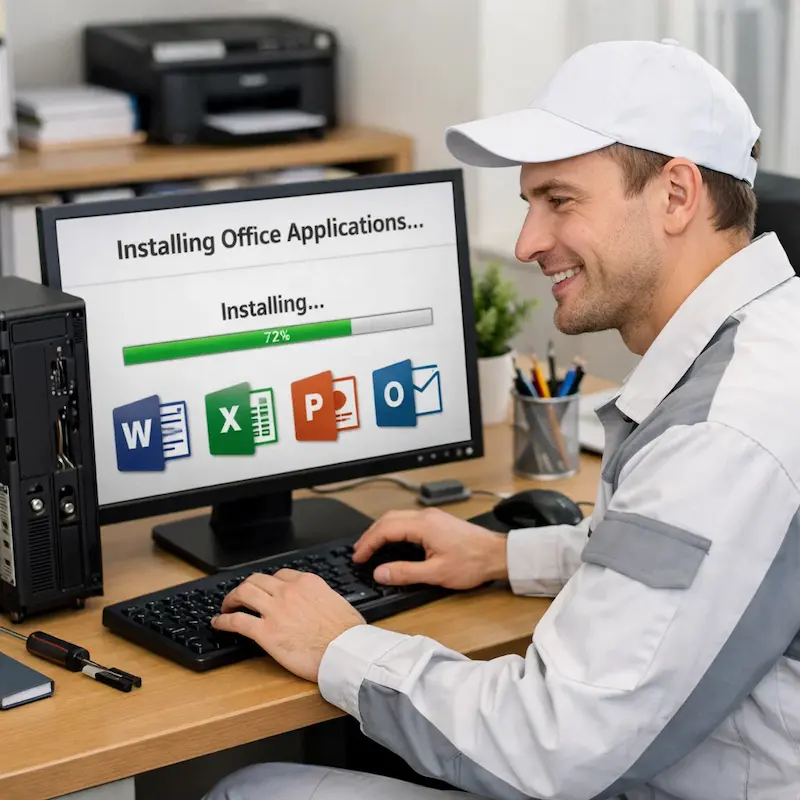 Установка и настройка программ на компьютере в Гатчине