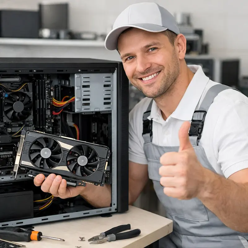 Замена видеокарты ПК в Гатчине