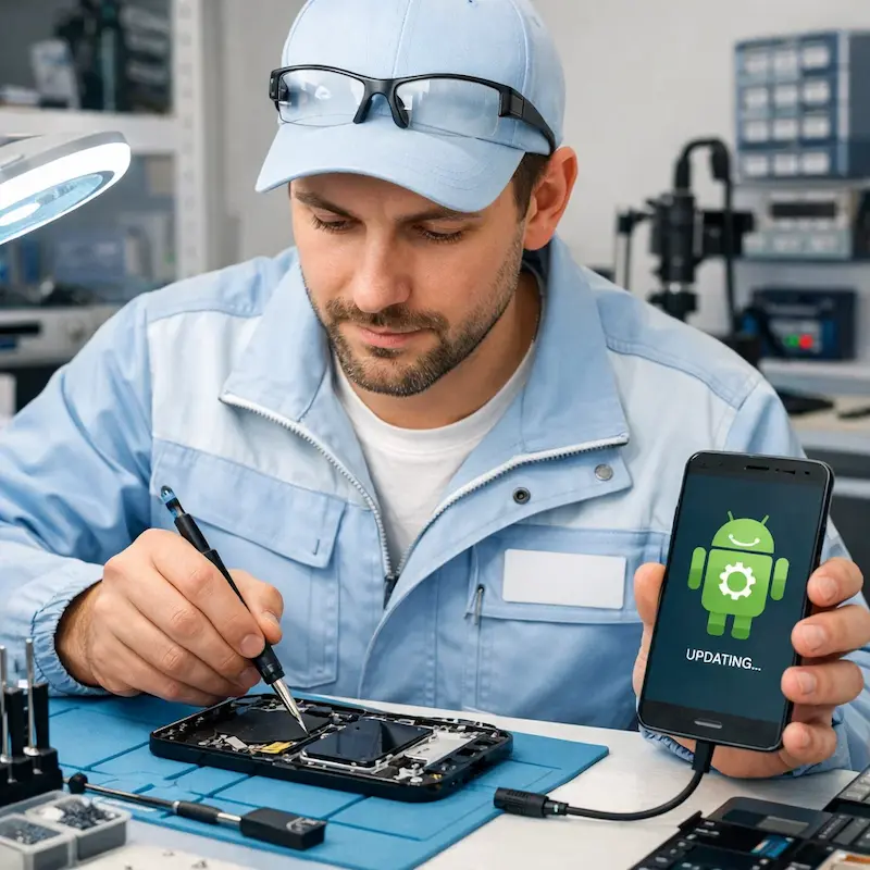 Настройка системы Android в Гатчине