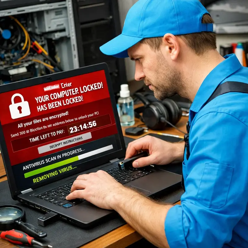 Удалить винлокер в Гатчине